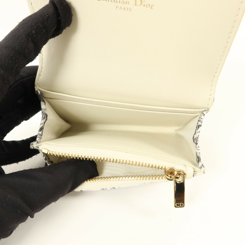 Dior 牛皮皮革Caro XS Wallet錢包-4