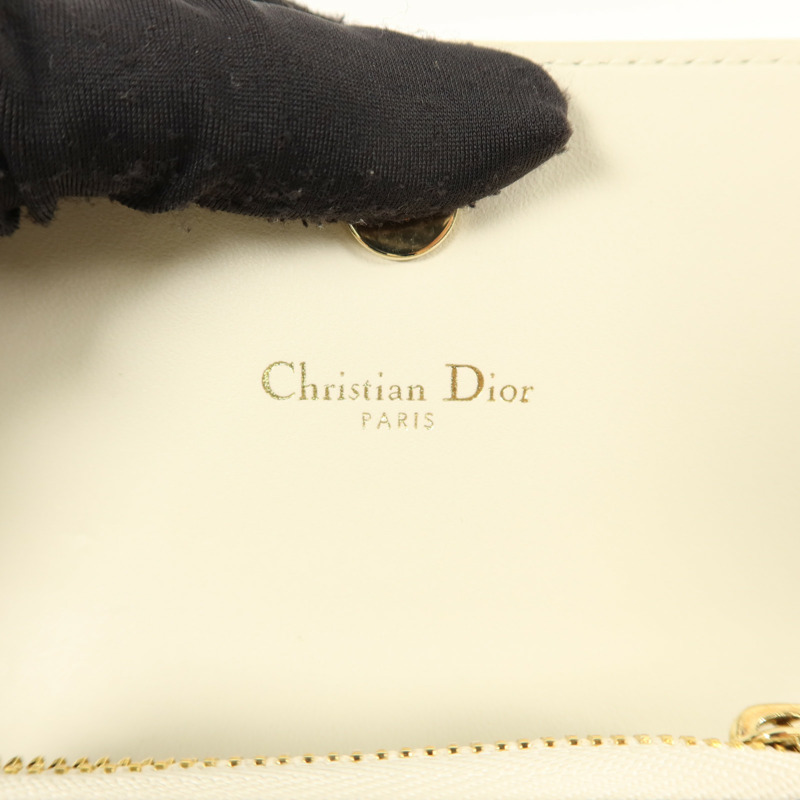 Dior 牛皮皮革Caro XS Wallet錢包-5