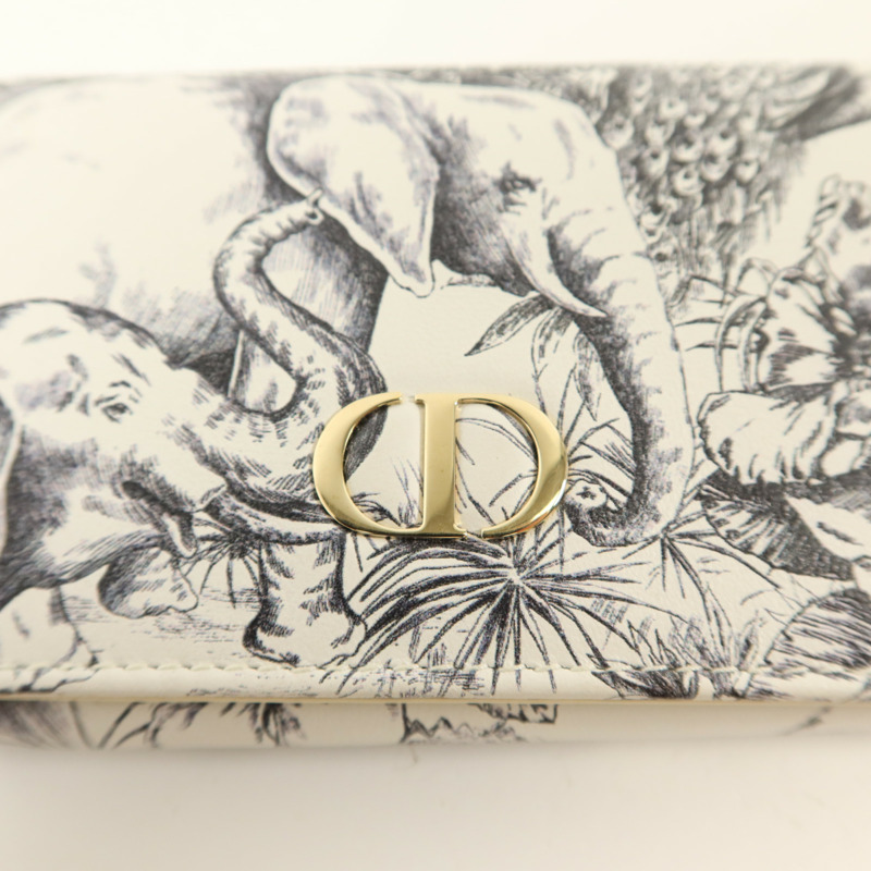 Dior 牛皮皮革Caro XS Wallet錢包-9