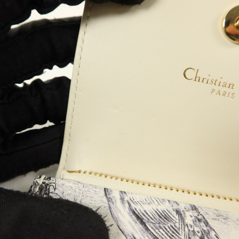 Dior 牛皮皮革Caro XS Wallet錢包-14