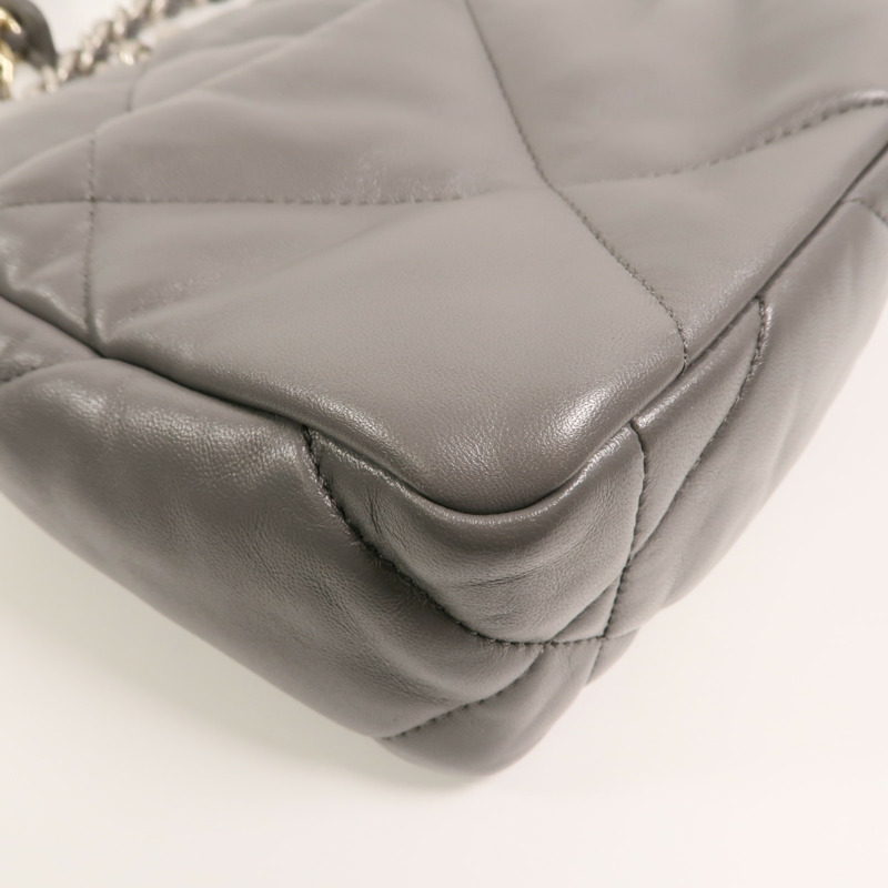 CHANEL 羊皮皮革C19 Small手挽肩背兩用袋-13