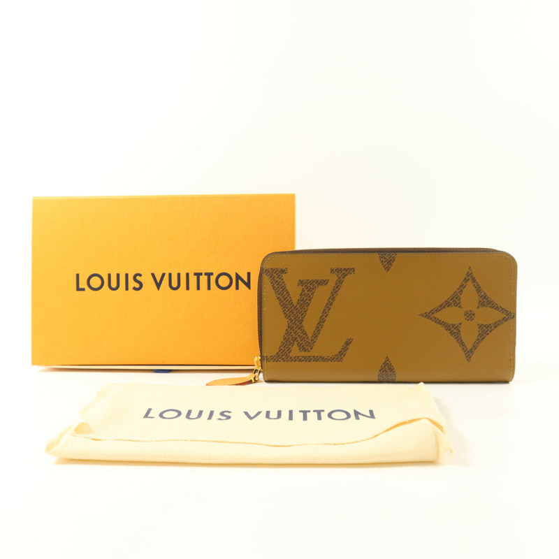 LOUIS VUITTON Monogram Giant Reverse Zipper Long Wallet長錢包-8