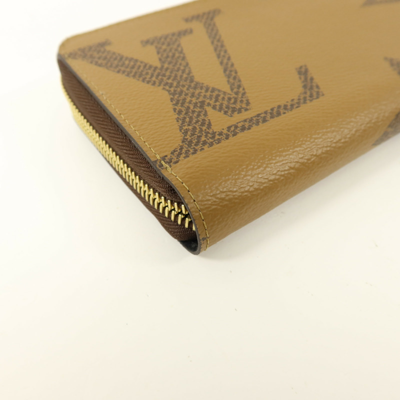 LOUIS VUITTON Monogram Giant Reverse Zipper Long Wallet長錢包-10