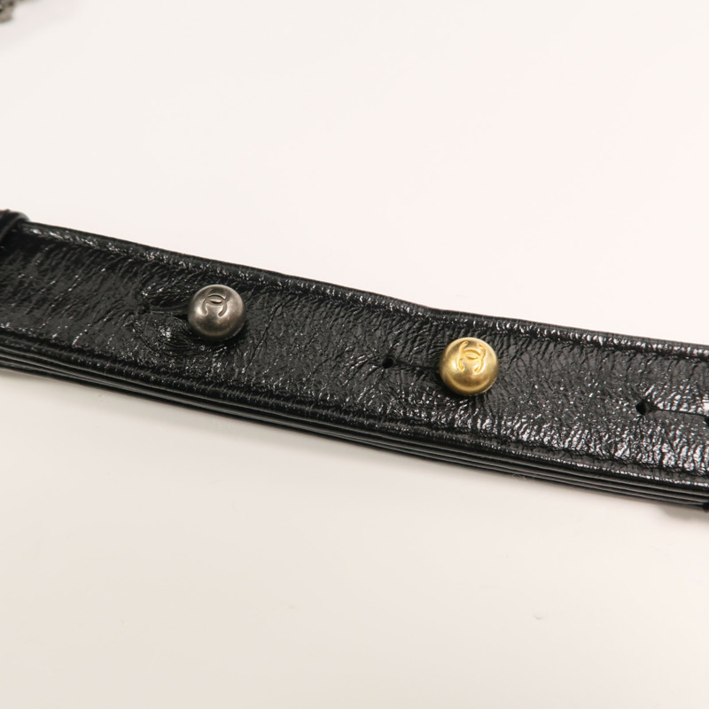 CHANEL 牛皮皮革Gabrielle Medium肩背袋-14