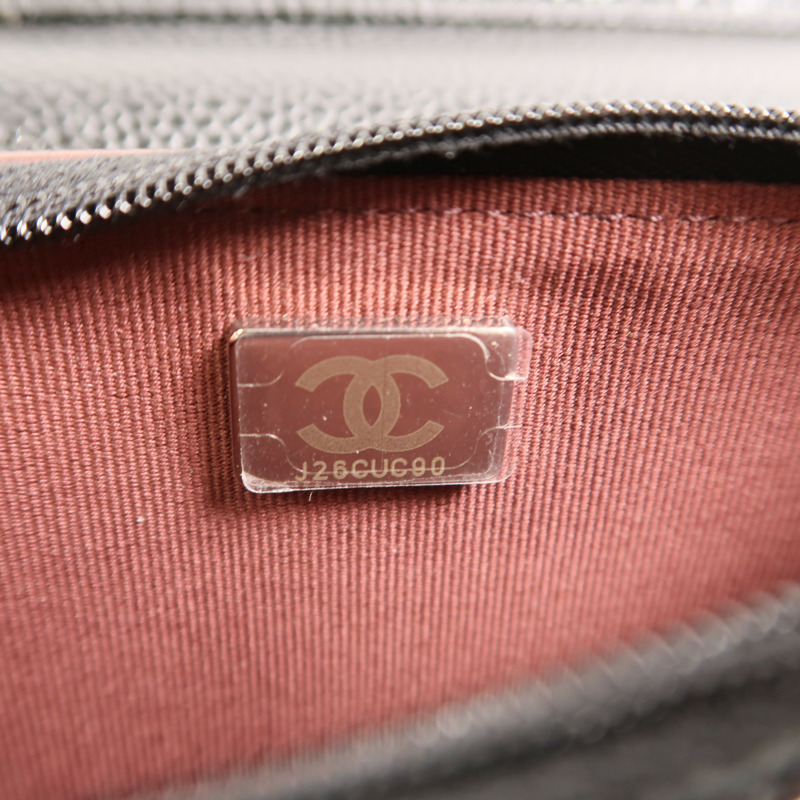 CHANEL 牛皮皮革WOC Wallet On Chain鏈帶肩背袋-7