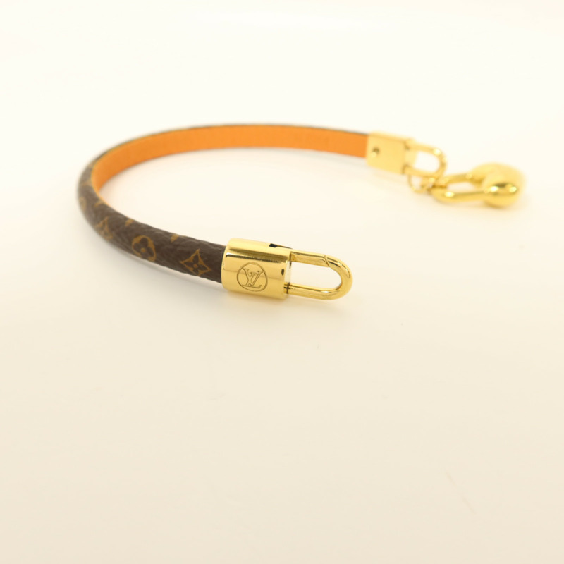 LOUIS VUITTON Monogram/金屬Crazy In Lock Bracelet手鏈-5