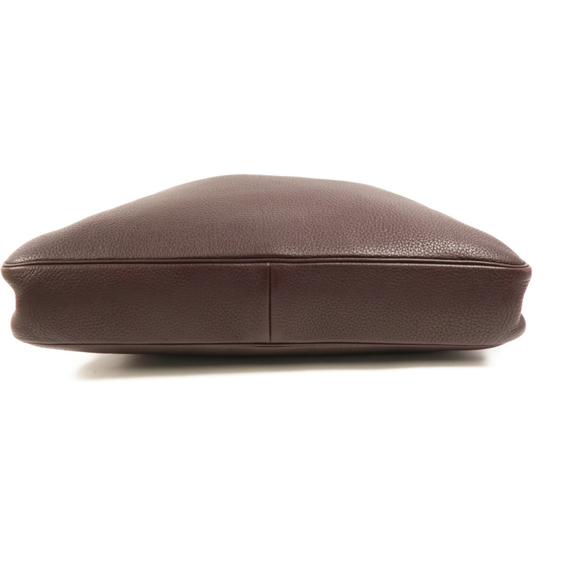 HERMES Clemence皮革Massai Cut 40肩背袋Havanne-3