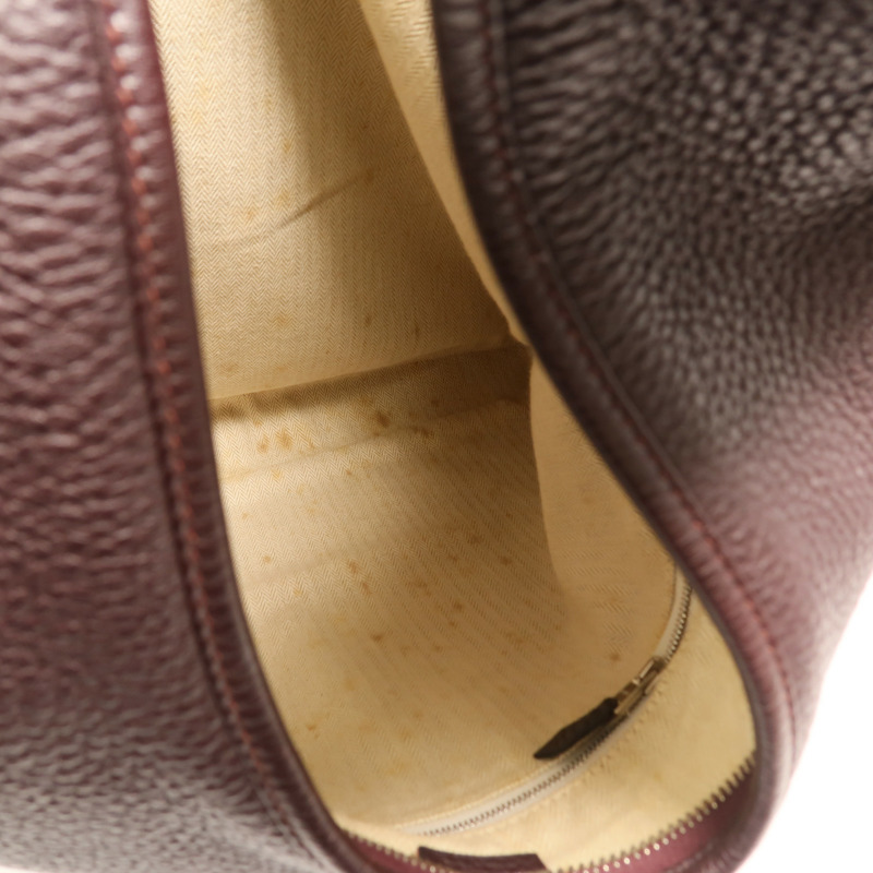 HERMES Clemence皮革Massai Cut 40肩背袋Havanne-4