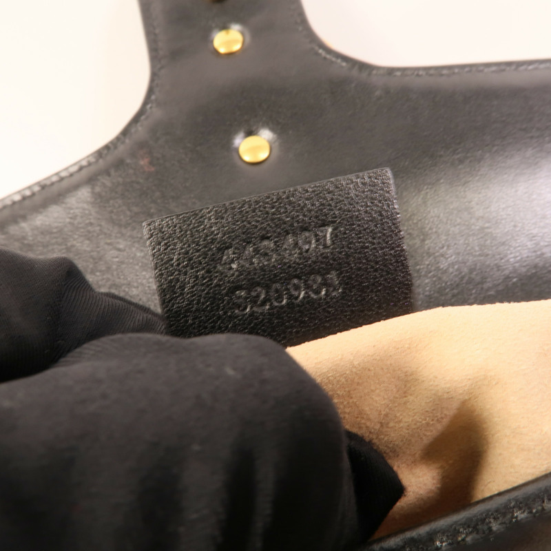 GUCCI 皮革GG Marmont鏈帶肩背袋-8