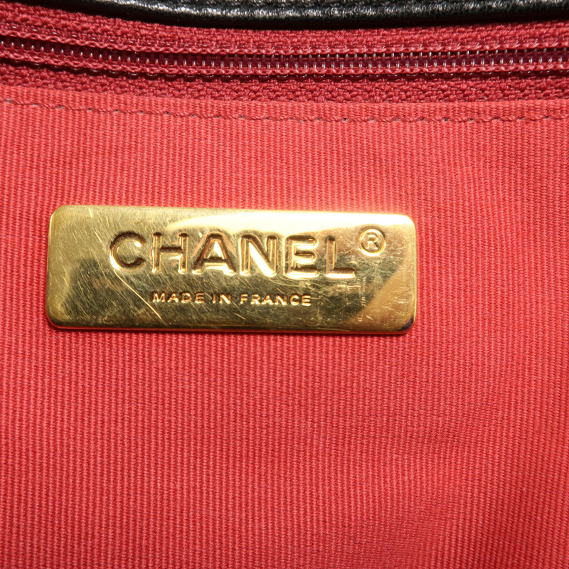 CHANEL 羊皮皮革Chanel 19 Medium鏈帶手挽肩背兩用袋-5