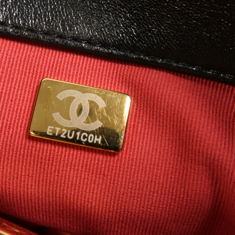 CHANEL 羊皮皮革Chanel 19 Medium鏈帶手挽肩背兩用袋-6