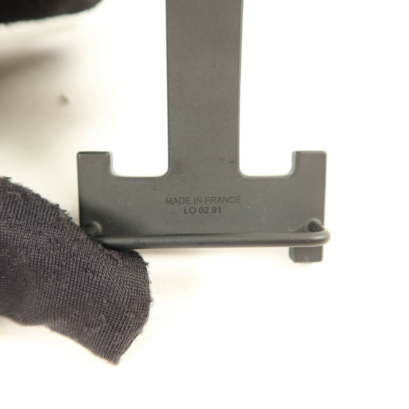 HERMES Box/Togo皮革Constance Reversible H腰帶Noir/Etain-5