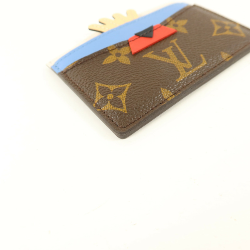 LOUIS VUITTON Monogram Tribal Mask Card Holder卡片套-9