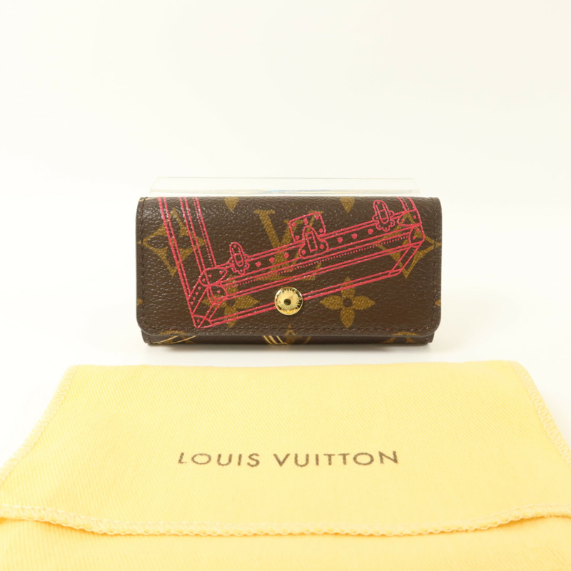 LOUIS VUITTON Monogram Multicles 4鑰匙包-9