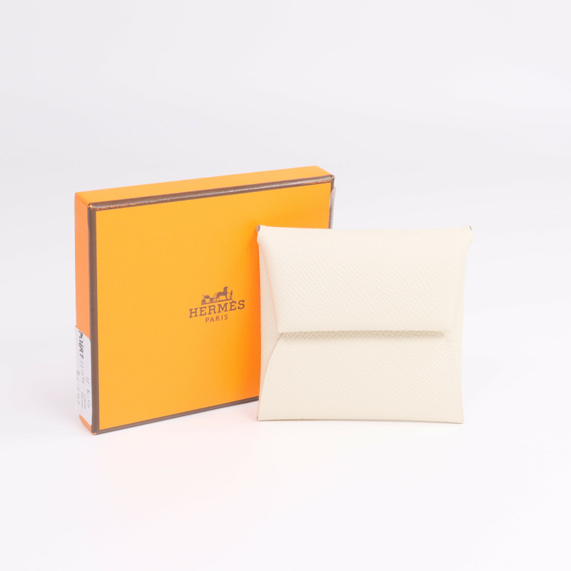 HERMES Epsom皮革Bastia零錢包Nata-9