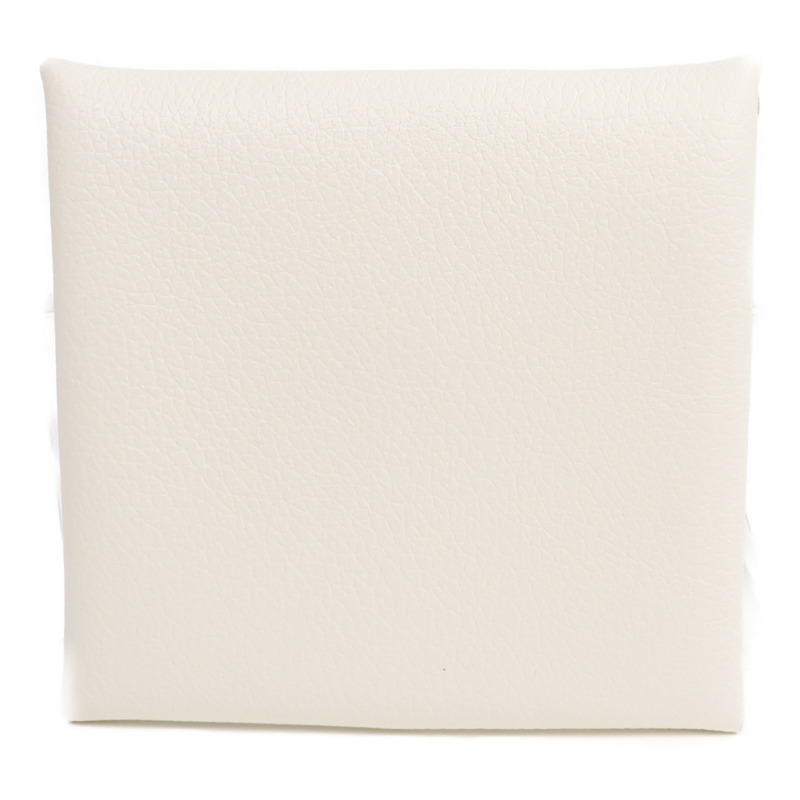 HERMES Evercolor皮革Bastia零錢包Mushroom/Vert Fizz-2