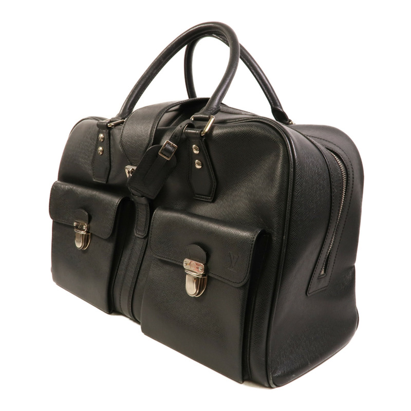 LOUIS VUITTON Taiga Ivan Travel Bag銀扣手挽袋-2