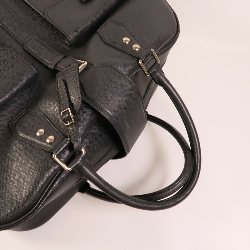 LOUIS VUITTON Taiga Ivan Travel Bag銀扣手挽袋-4