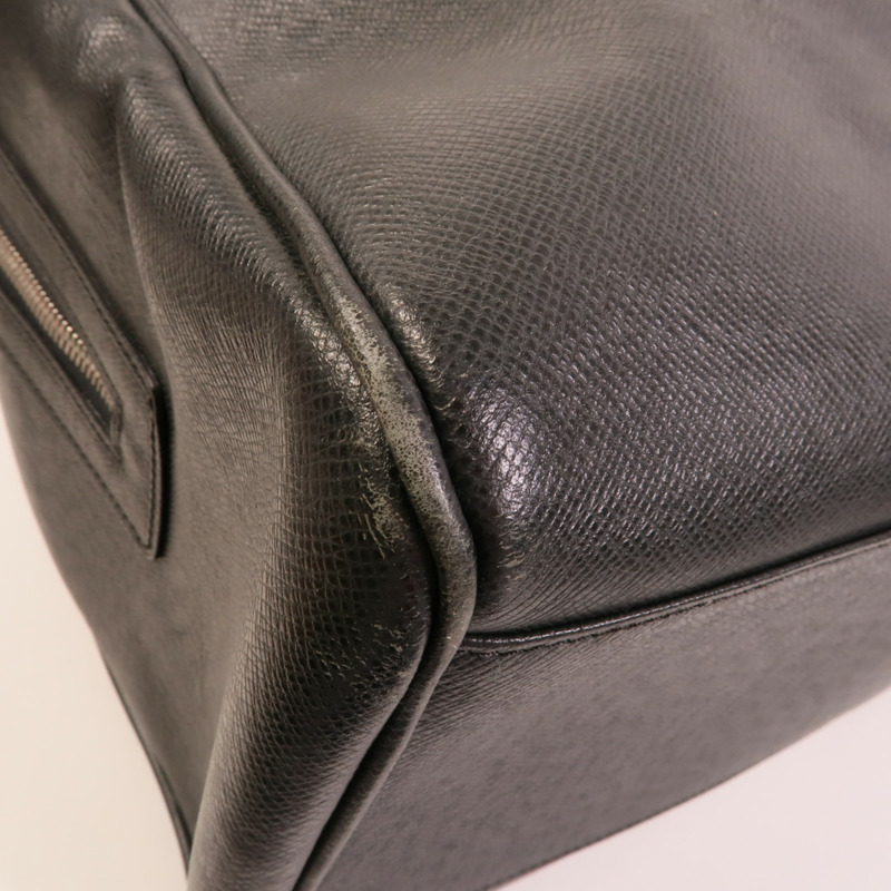 LOUIS VUITTON Taiga Ivan Travel Bag銀扣手挽袋-13