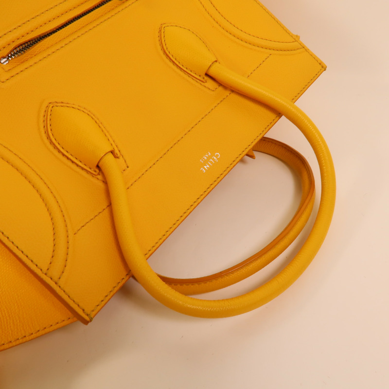 CELINE 牛皮皮革Medium Phantom Luggage手挽袋-5