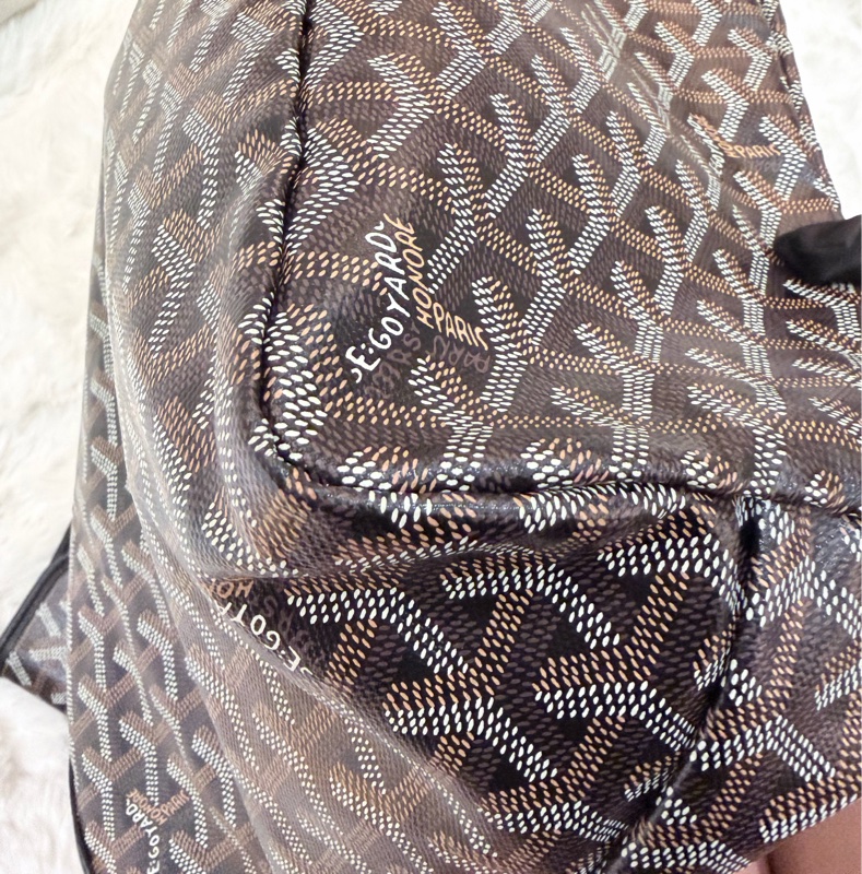 Goyard/ Saint Louis Tote PM/ 黑棕-8