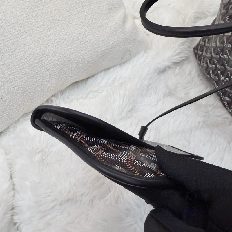 Goyard/ Saint Louis Tote PM/ 黑棕-17