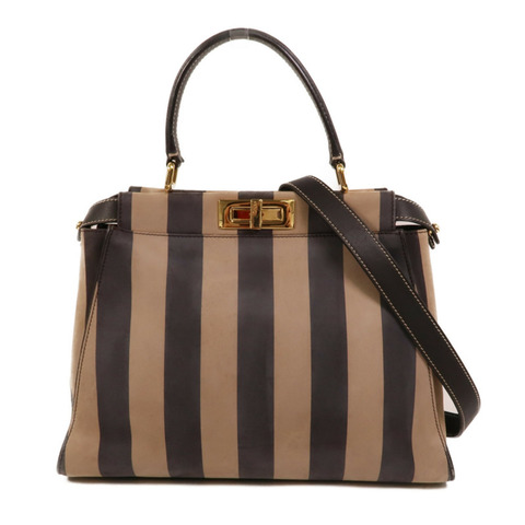 FENDI 牛皮皮革Peekaboo Iconic Medium手挽肩背兩用袋