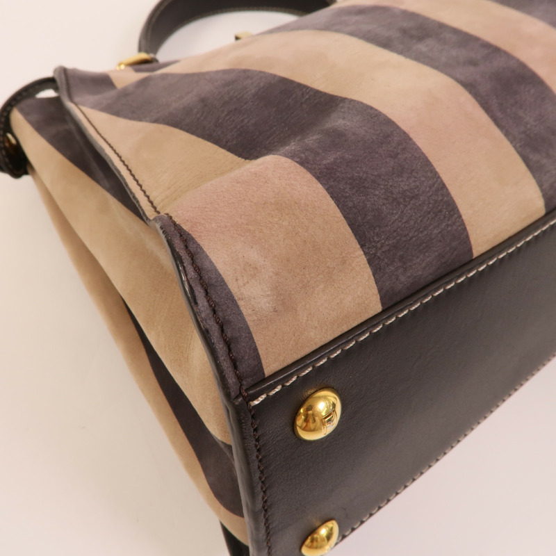 FENDI 牛皮皮革Peekaboo Iconic Medium手挽肩背兩用袋-10