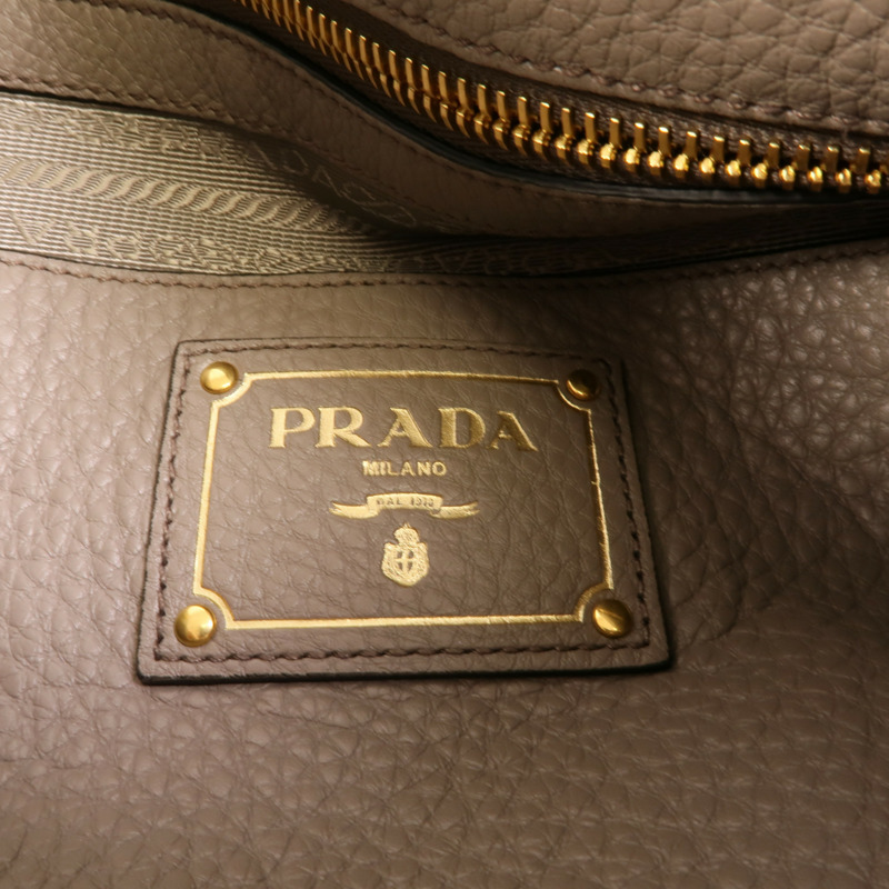 PRADA 牛皮皮革Vitello Phenix手挽肩背兩用袋-9