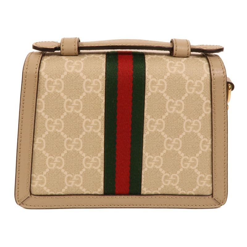 GUCCI 塗層帆布Mini Ophidia手挽肩背兩用袋-1