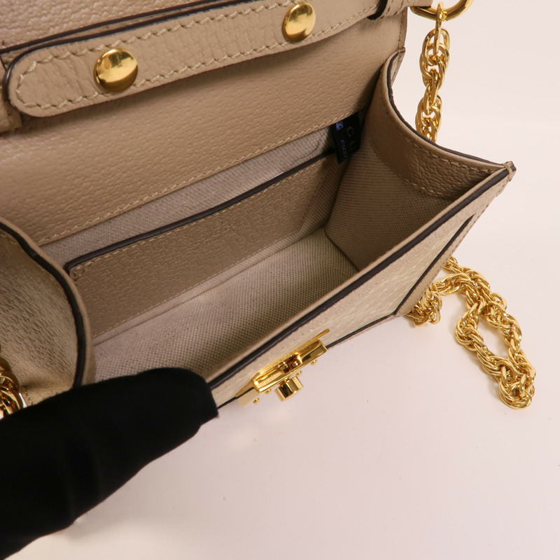 GUCCI 塗層帆布Mini Ophidia手挽肩背兩用袋-4