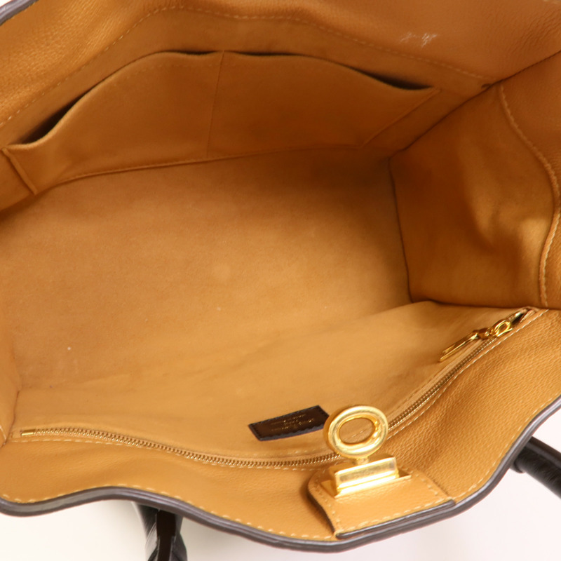 LOUIS VUITTON Monogram/牛皮皮革On My Side MM手挽袋-4