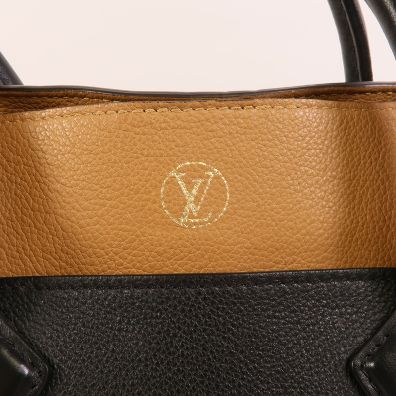 LOUIS VUITTON Monogram/牛皮皮革On My Side MM手挽袋-7