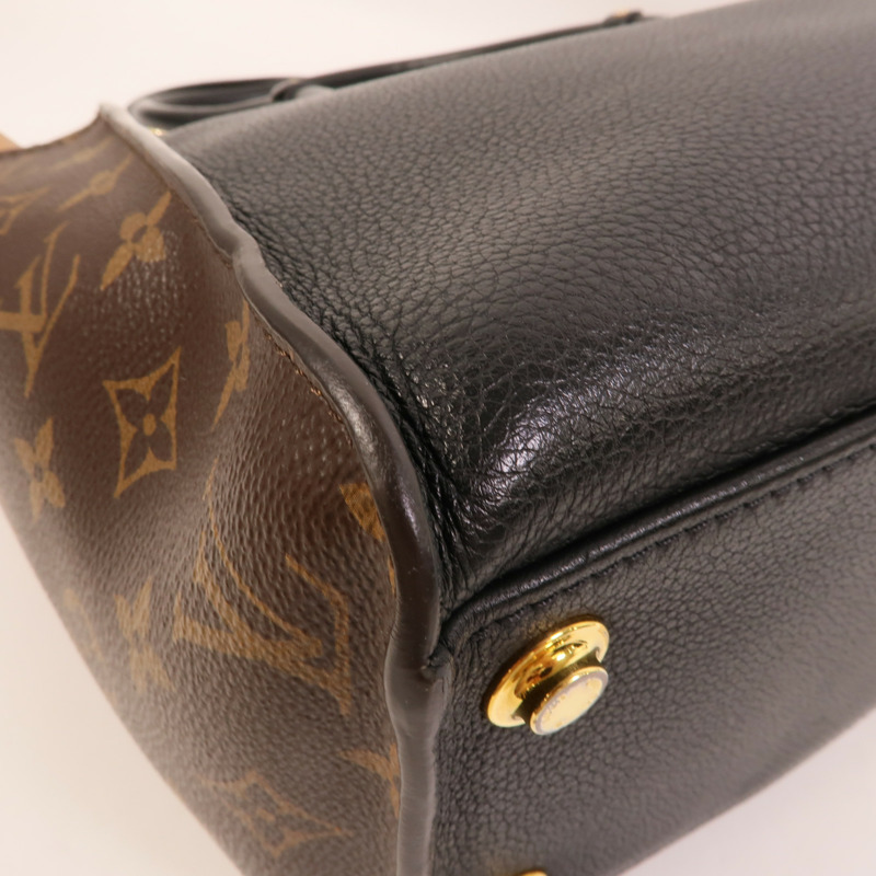 LOUIS VUITTON Monogram/牛皮皮革On My Side MM手挽袋-10
