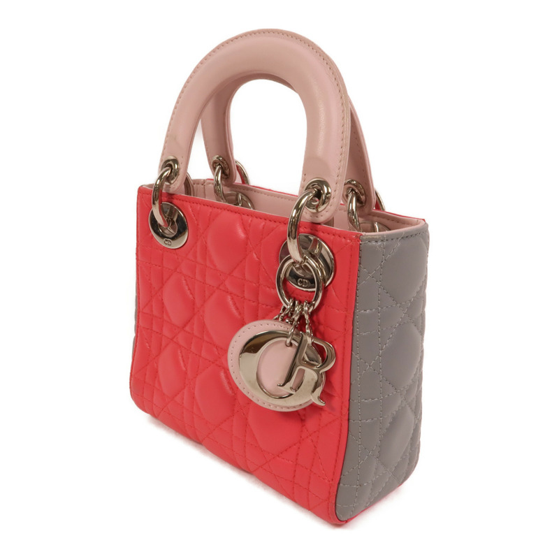 Dior 羊皮皮革Mini Lady Dior手挽肩背兩用袋-2