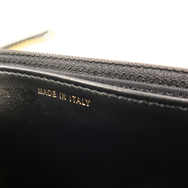 CHANEL 牛皮皮革Boy Wallet On Chain鏈帶肩背袋-6