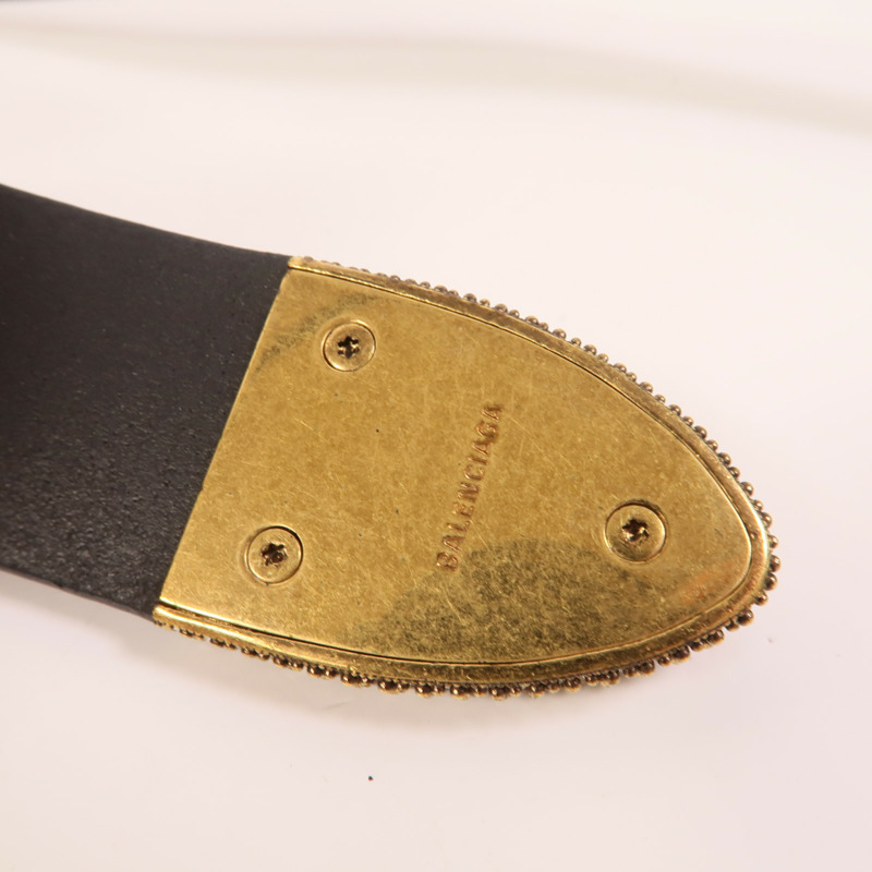 BALENCIAGA 牛皮皮革Belt皮帶-8