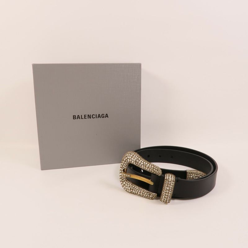 BALENCIAGA 牛皮皮革Belt皮帶-9