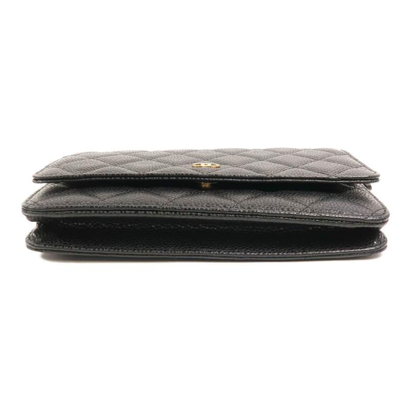CHANEL 牛皮皮革WOC Wallet On Chain鏈帶肩背袋-3