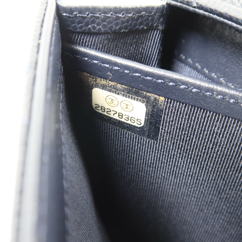 CHANEL 牛皮皮革Classic Flap Long Wallet長錢包-7