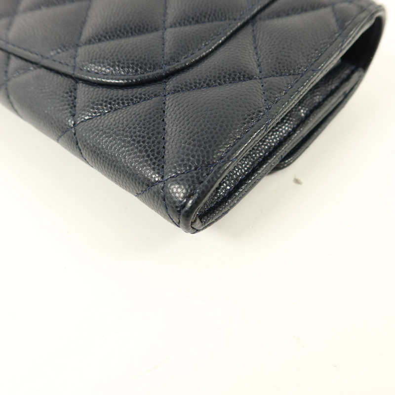 CHANEL 牛皮皮革Classic Flap Long Wallet長錢包-14