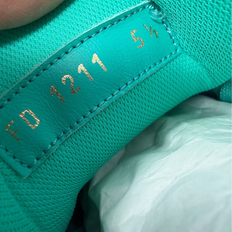 98新Lv Trainer 小牛皮低幫 時尚板鞋 男款 藍綠 5.5碼/41碼-4