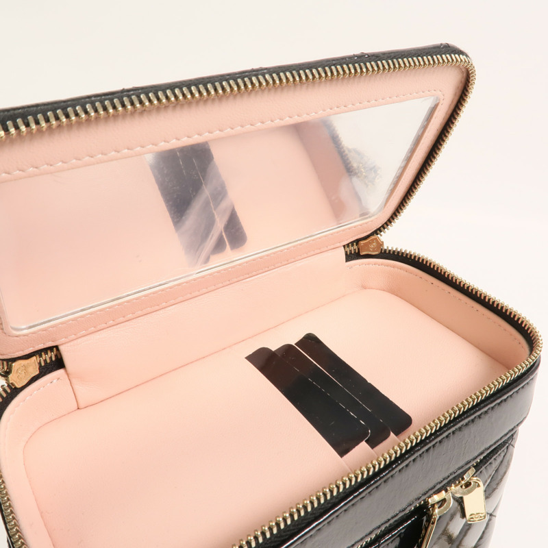 CHANEL 羊皮皮革Vanity Case鏈帶肩背袋-4