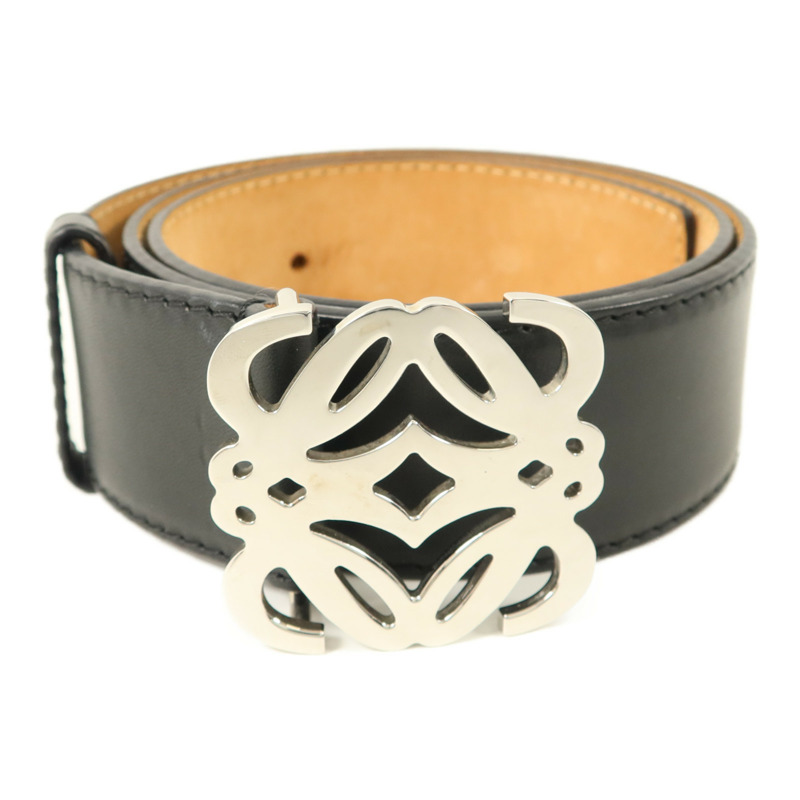 LOEWE 牛皮皮革Anagram Belt腰帶-2