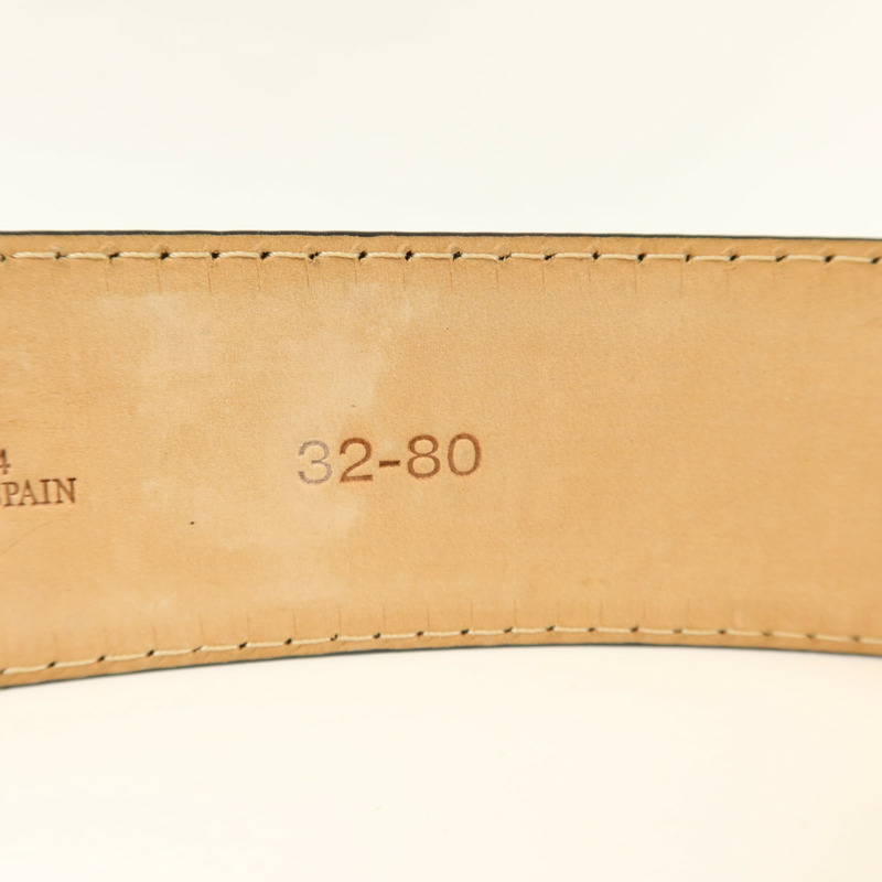 LOEWE 牛皮皮革Anagram Belt腰帶-7