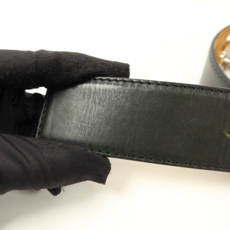 LOEWE 牛皮皮革Anagram Belt腰帶-9