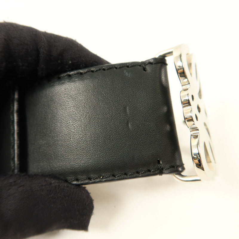 LOEWE 牛皮皮革Anagram Belt腰帶-10