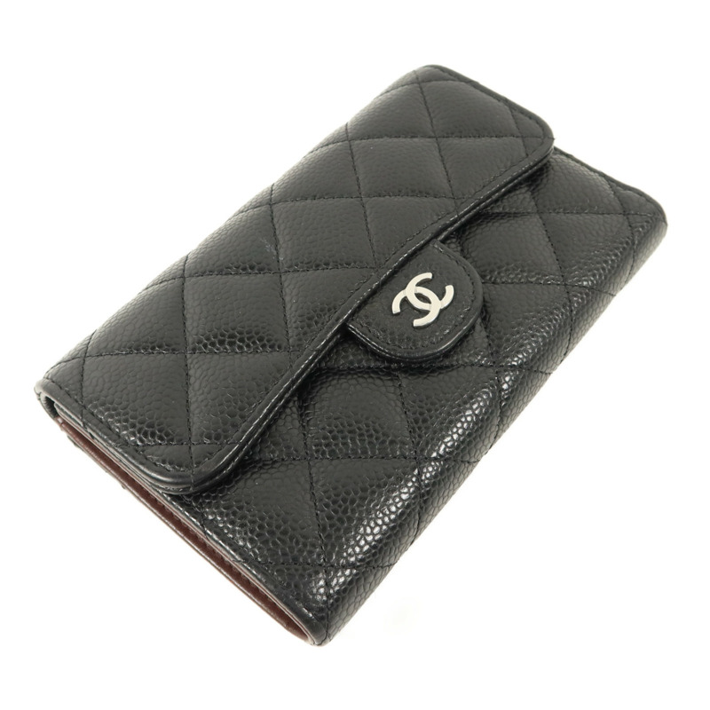 CHANEL 牛皮皮革Classic Medium Flap Wallet錢包-2