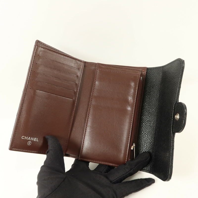 CHANEL 牛皮皮革Classic Medium Flap Wallet錢包-4