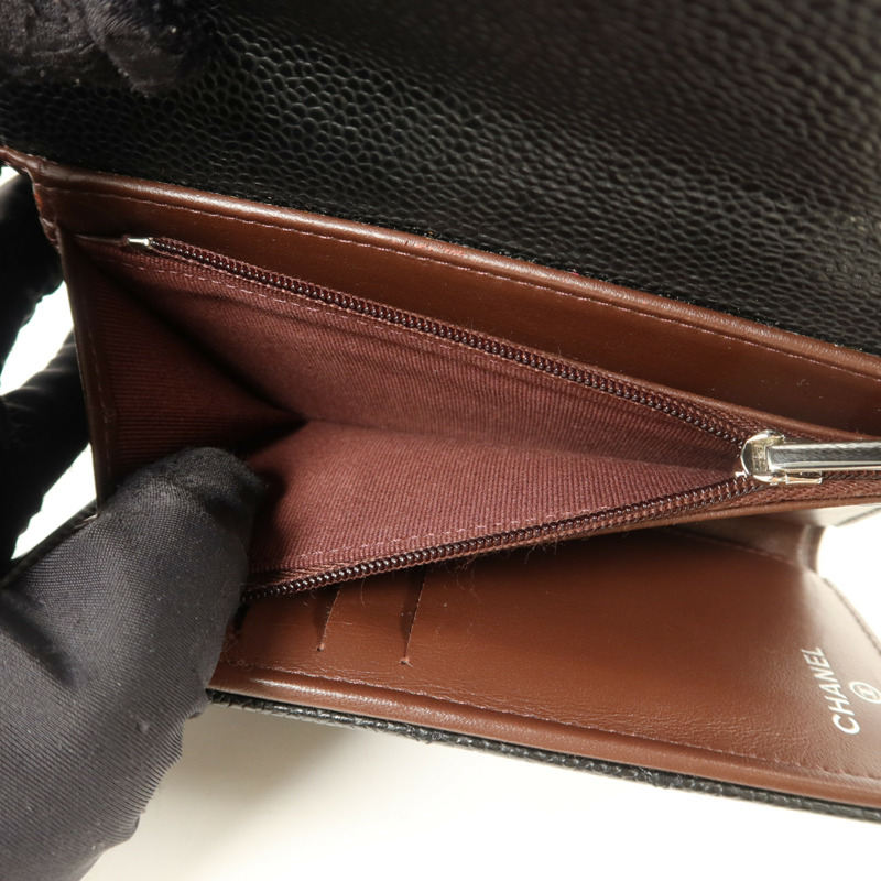 CHANEL 牛皮皮革Classic Medium Flap Wallet錢包-6